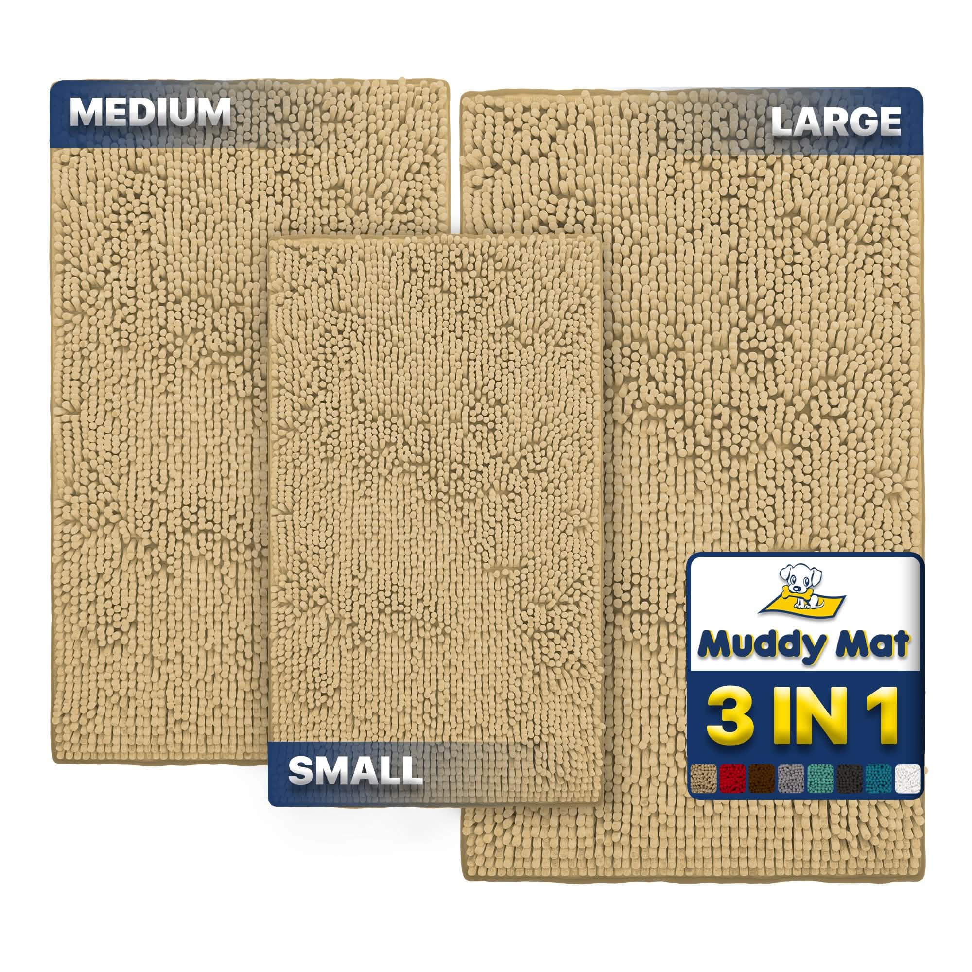 Muddy Mat® - Anti-Mud Dog Door Mat - Pack of 3