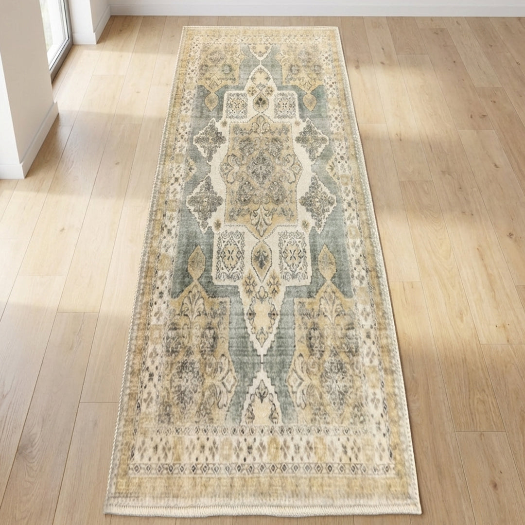 Muddy Mat® Monarch Washable Area Rugs for Living Room, Bedroom & Dining Room – Modern Soft Low Pile Non Slip Carpet – Pet Friendly Waterproof Foldable Rugs for Home