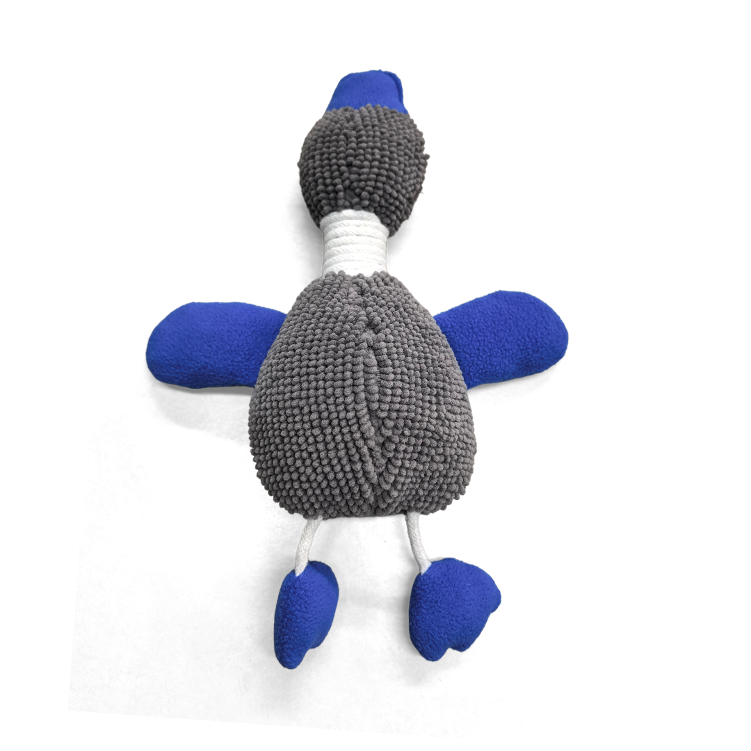 Muddy Mat Duck Dog Toy – Indestructible Dog Toy for Indoor & Outdoor Play – Durable Chenille Plush Dog Toys for Aggressive Chewers, Safe & Fun for All Breeds
