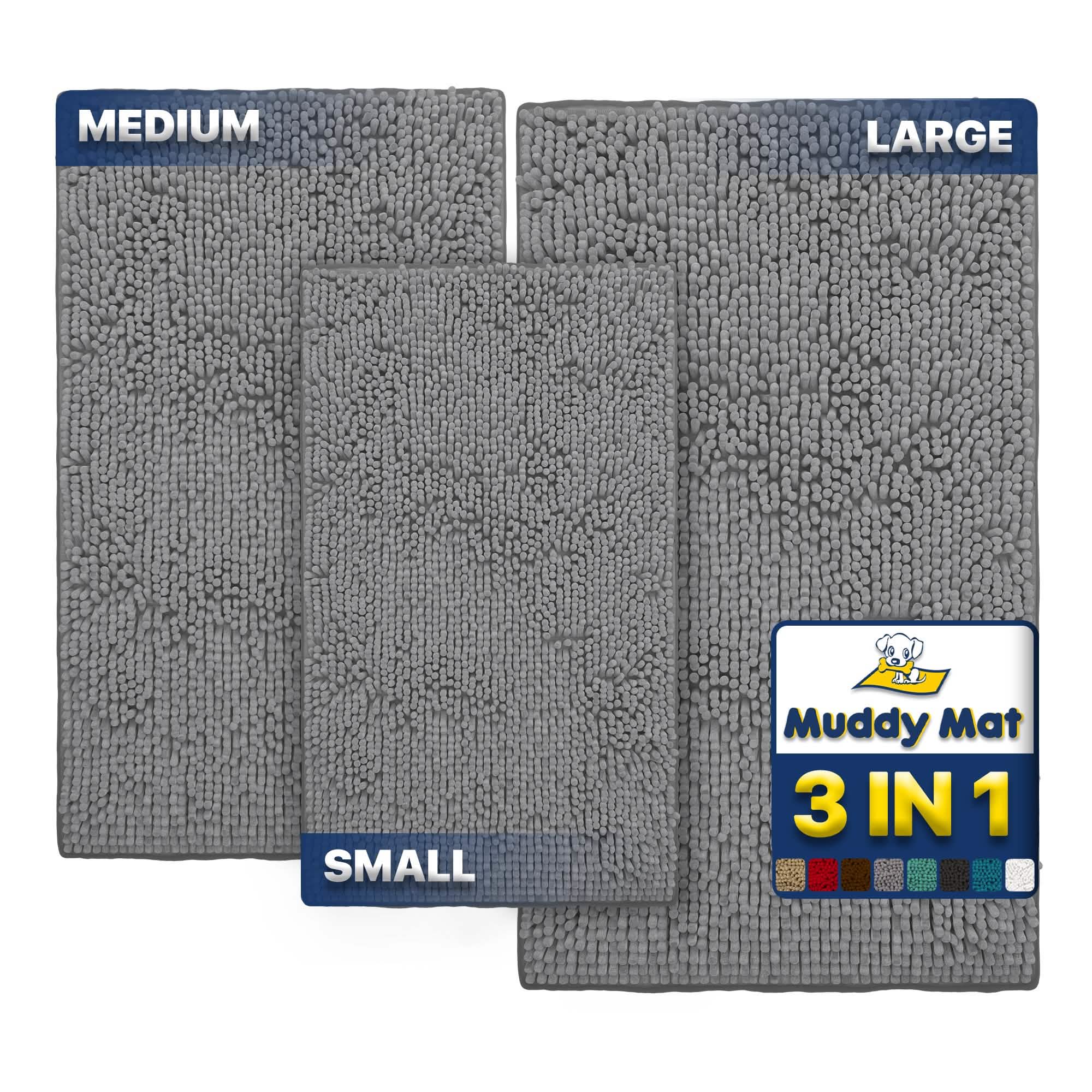 Muddy Mat® - Anti-Mud Dog Door Mat - Pack of 3