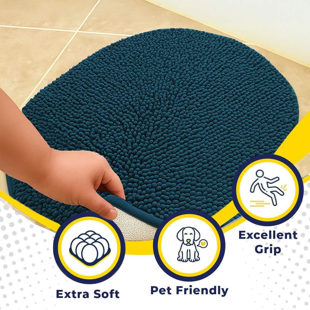 Muddy Mat® Super Absorbent Microfiber Dog Door Oval Mat