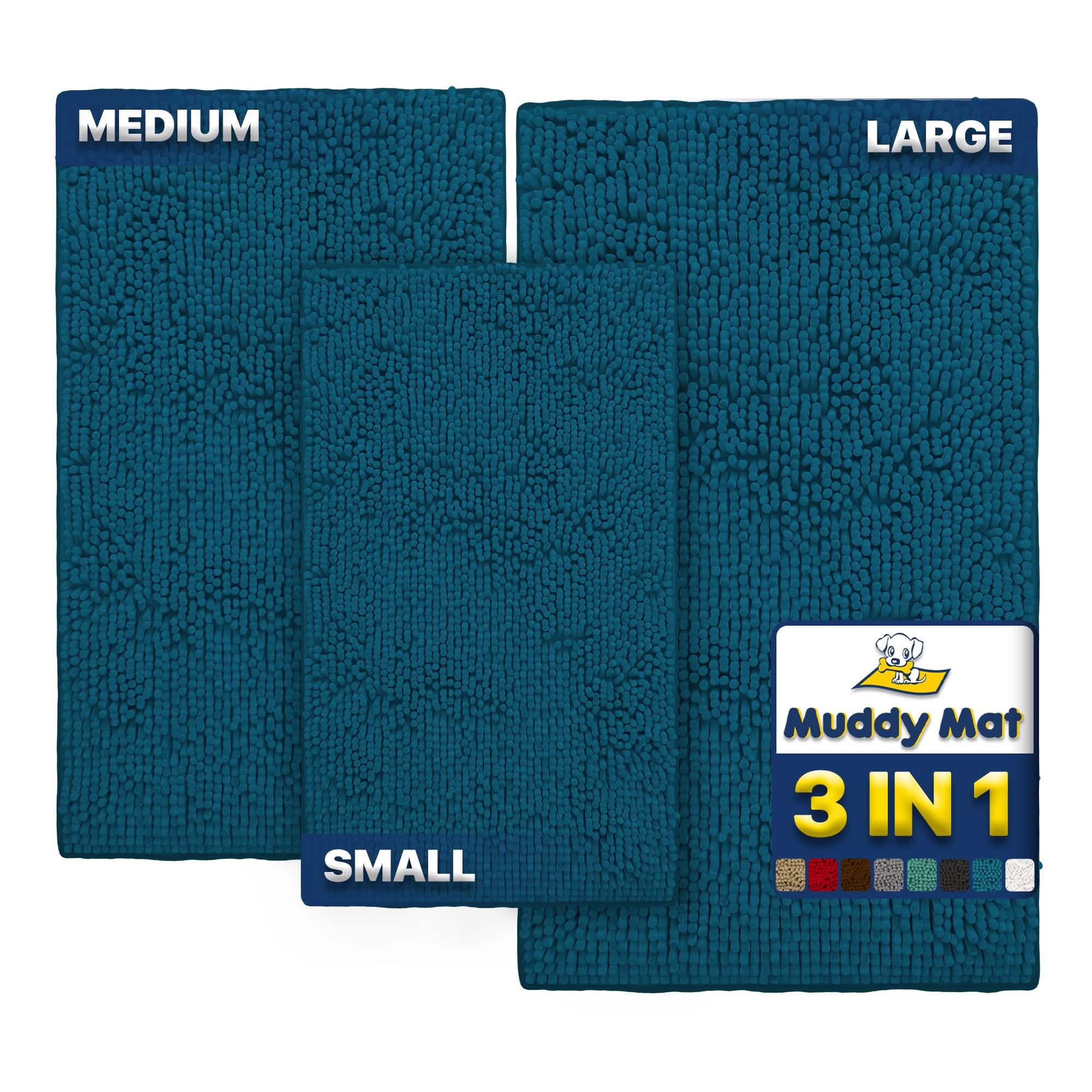 Muddy Mat® - Anti-Mud Dog Door Mat - Pack of 3