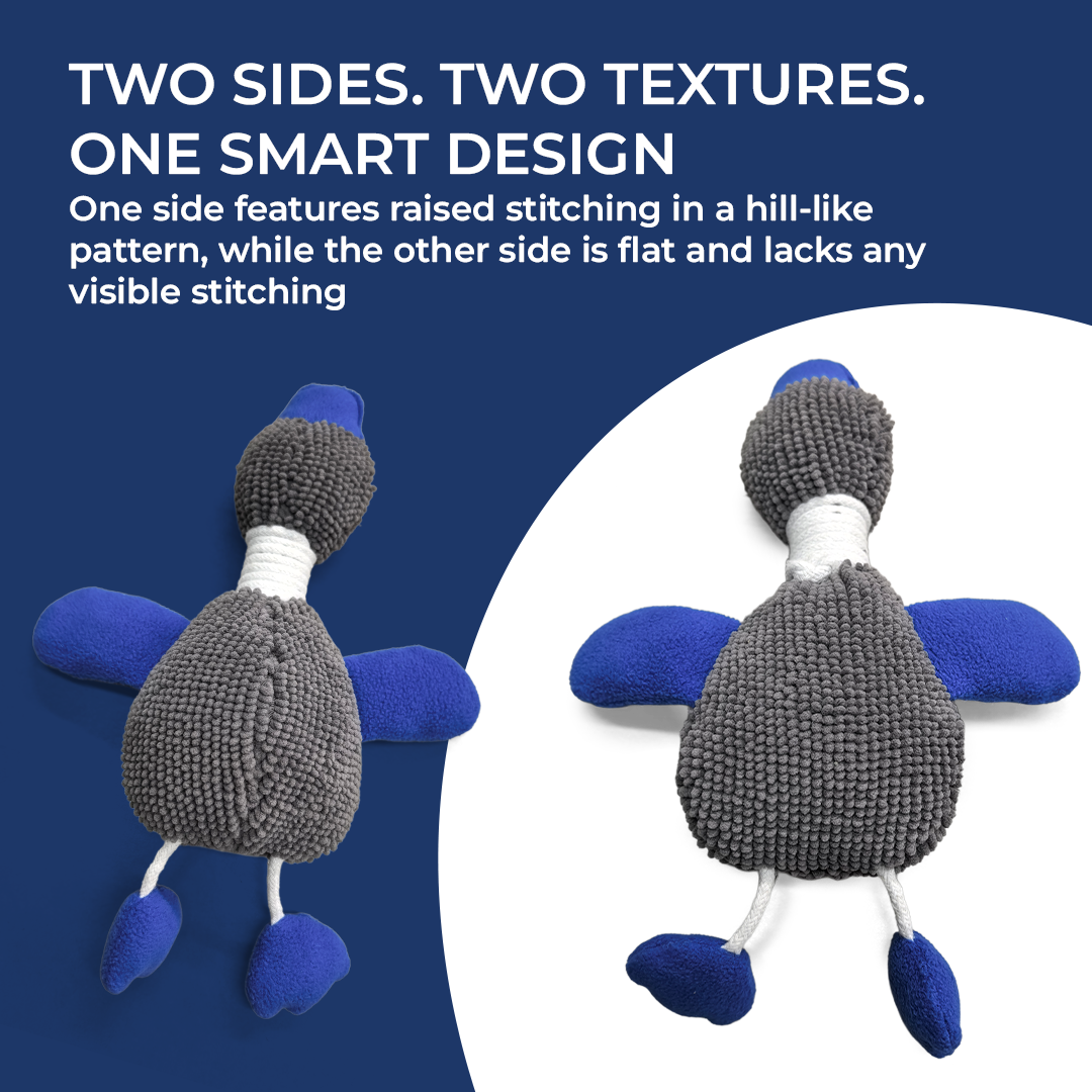 Muddy Mat Duck Dog Toy – Indestructible Dog Toy for Indoor & Outdoor Play – Durable Chenille Plush Dog Toys for Aggressive Chewers, Safe & Fun for All Breeds