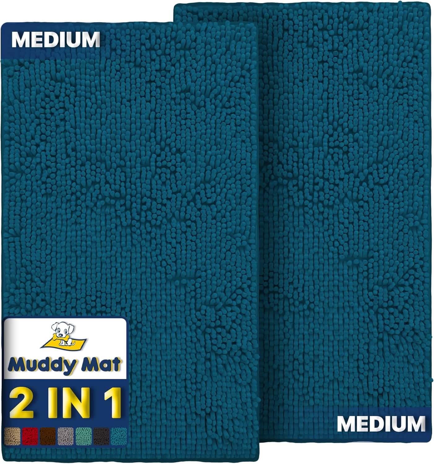 Muddy Mat® - Anti-Mud Dog Door Mat - Pack of 2