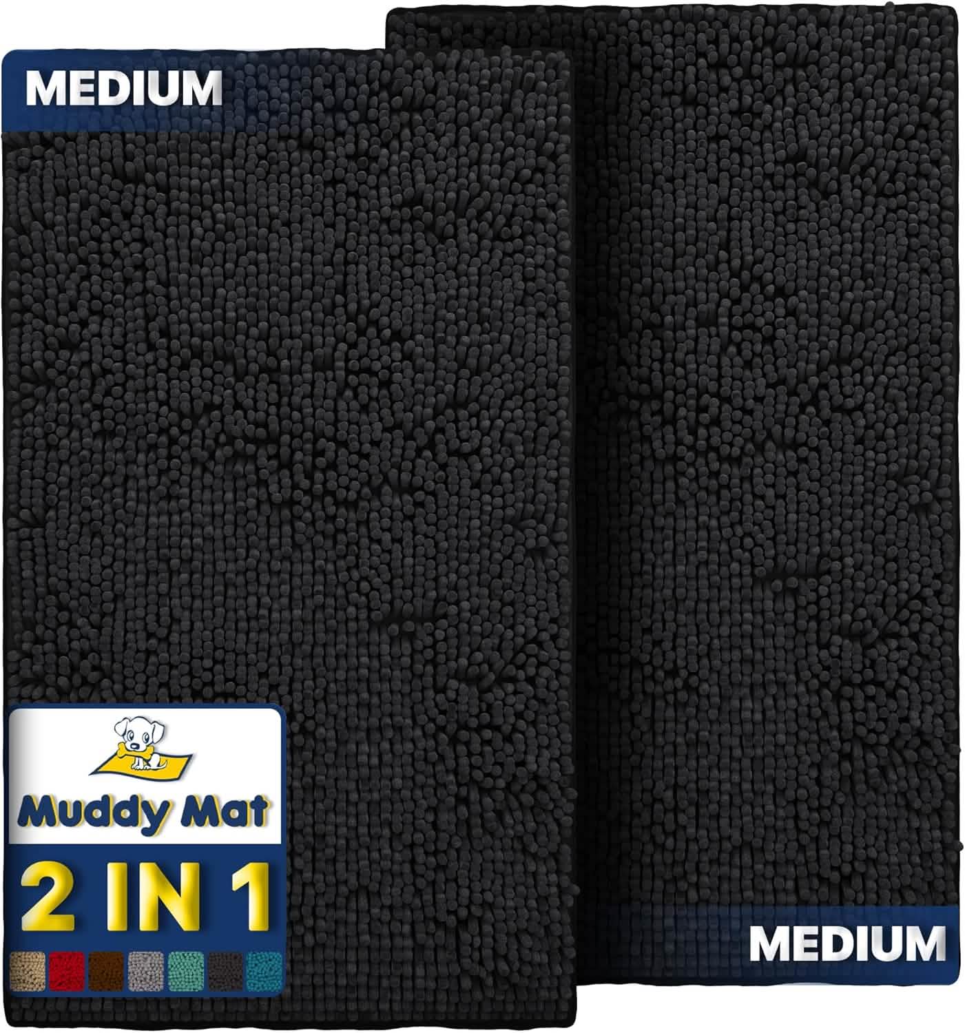 Muddy Mat® - Anti-Mud Dog Door Mat - Pack of 2