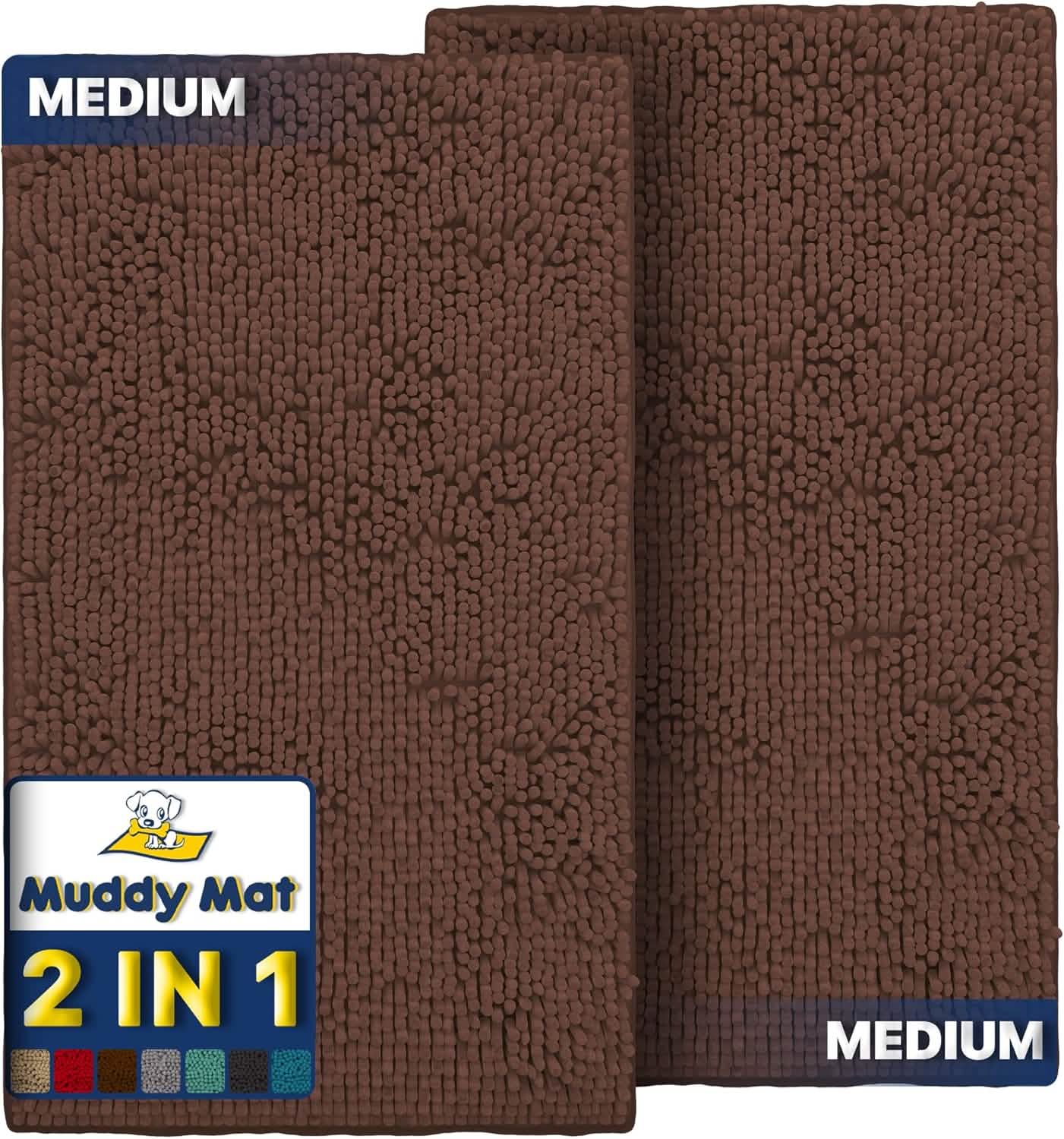 Muddy Mat® - Anti-Mud Dog Door Mat - Pack of 2