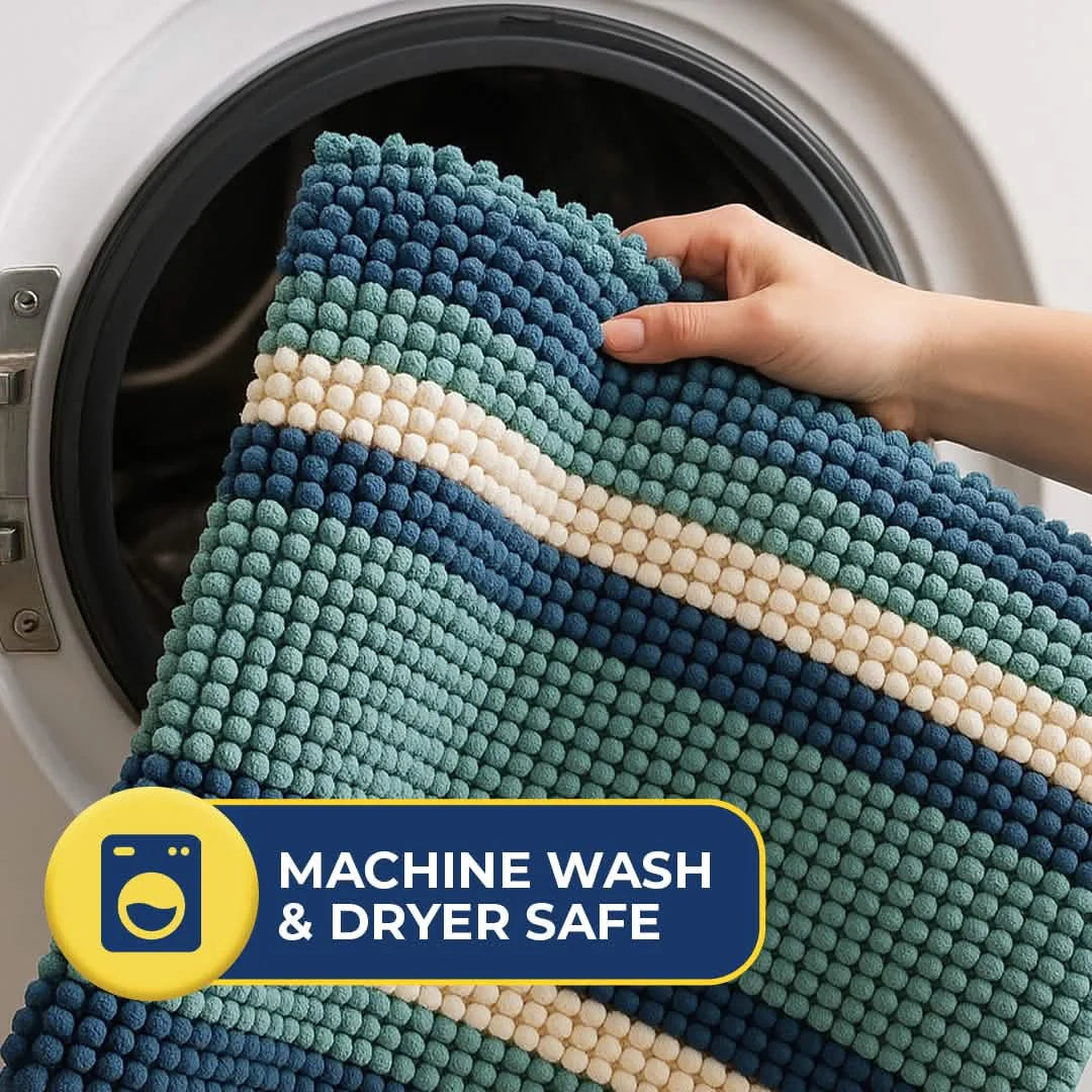 Muddy Mat® Horizontal Loop Design Super Absorbent Chenille Dog Door Mat for Muddy Paws – Non-Slip, Machine Washable Indoor Entry Rug, Quick-Dry Pet Mat for Entryway