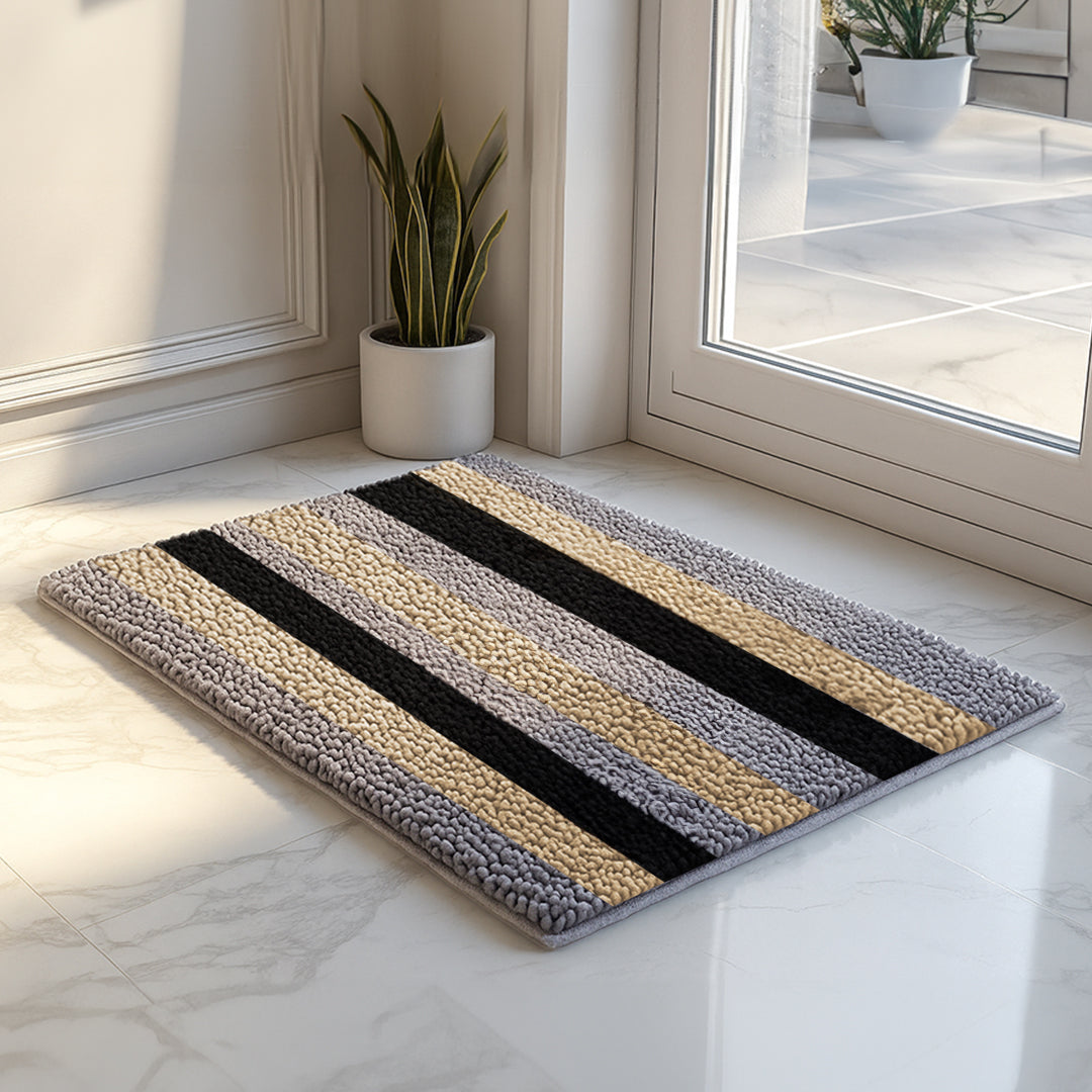 Muddy Mat® Horizontal Loop Design Super Absorbent Chenille Dog Door Mat for Muddy Paws – Non-Slip, Machine Washable Indoor Entry Rug, Quick-Dry Pet Mat for Entryway