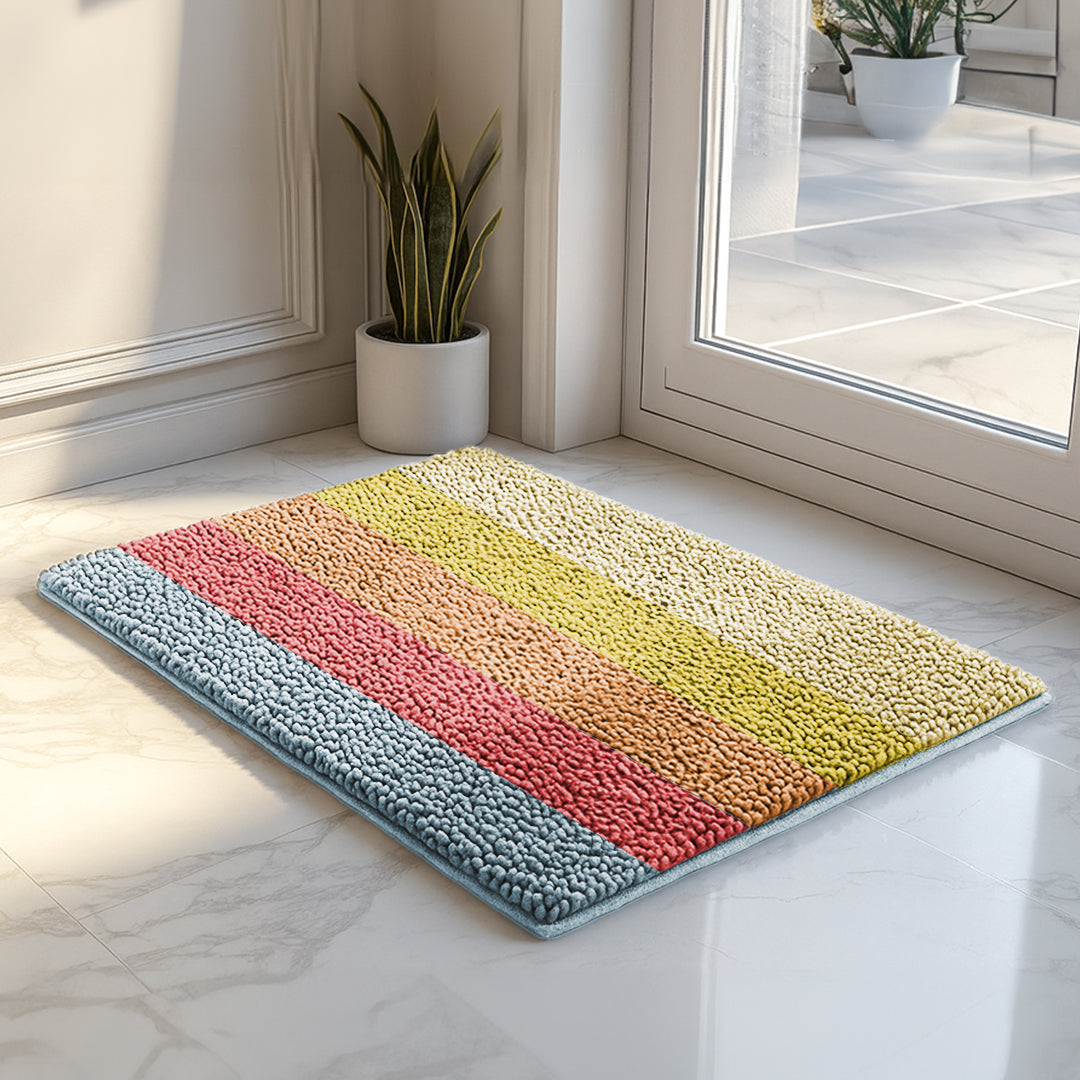 Muddy Mat® Horizontal Loop Design Super Absorbent Chenille Dog Door Mat for Muddy Paws – Non-Slip, Machine Washable Indoor Entry Rug, Quick-Dry Pet Mat for Entryway