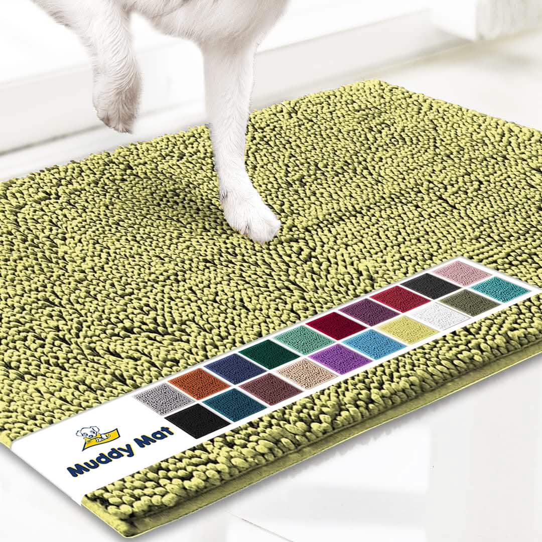 Muddy Mat® - Anti-Mud Dog Door Mat - Yellow
