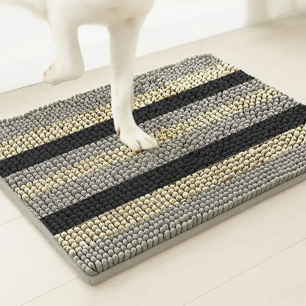 Muddy Mat® Horizontal Loop Design Super Absorbent Chenille Dog Door Ma