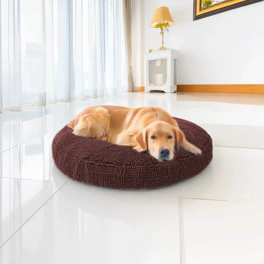 chenille dog bed