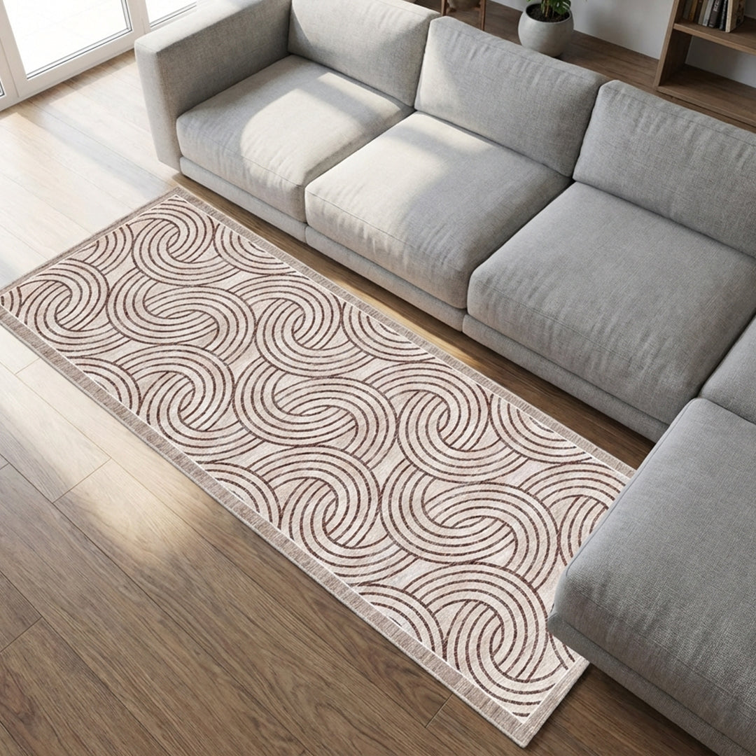 Muddy Rags Muddy Mat® Orbit Washable Area Rugs for Living Room, Bedroom & Dining
