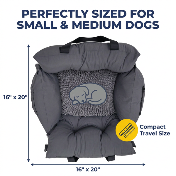 Muddy Mat® Cloud K-9 Bed – Travel Dog Bed - 16" x 20"