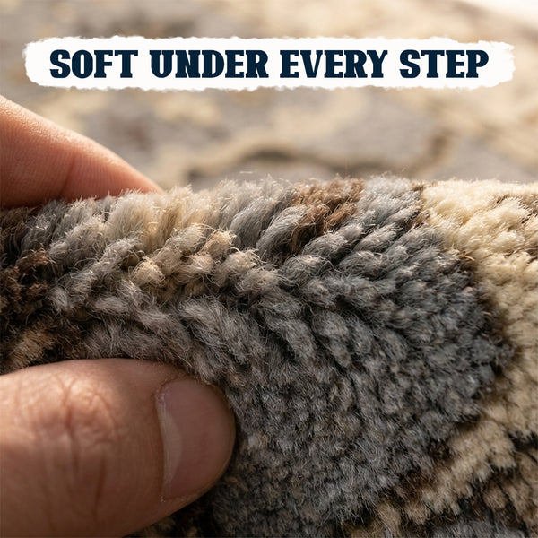Foldable Rungs Muddy Mat® Duskfall Washable Area Rugs for Living Room, Bedroom & Dini
