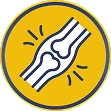 Joint and pressure relief icon