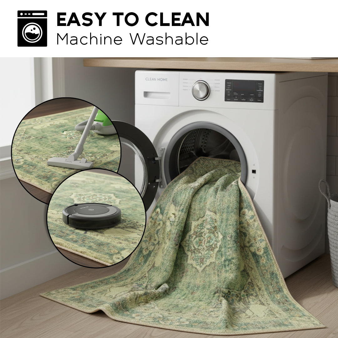Muddy Rags Muddy Carpet Majestic Washable Area Rugs for Living Room, Bedroom & Di ...