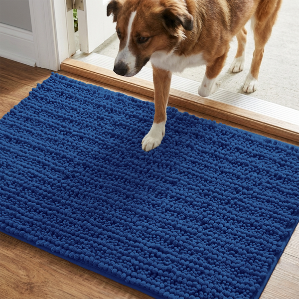 Muddy Mat® DuoMax Dog Door Mat for Muddy Paws – Dual-Texture Absorbent Mat Chenille Entryway Muddy Carpet®, Microfiber Quick Dry, Slip Resistant Machine Washable Indoor Mat