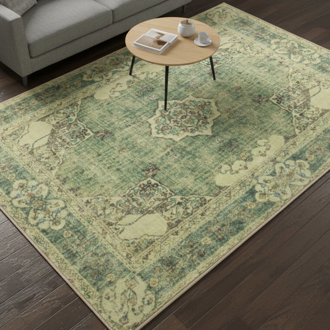 Muddy Mat® Majestic Washable Area Rugs for Living Room, Bedroom & Dining Room – Modern Soft Low Pile Non Slip Carpet – Pet Friendly Waterproof Foldable Rugs for Home