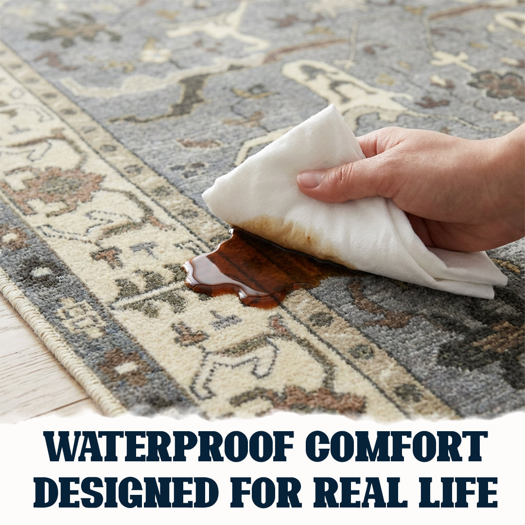 Muddy Rags Muddy Carpet Duskfall Washable Area Rugs for Living Room, Bedroom & Di ...