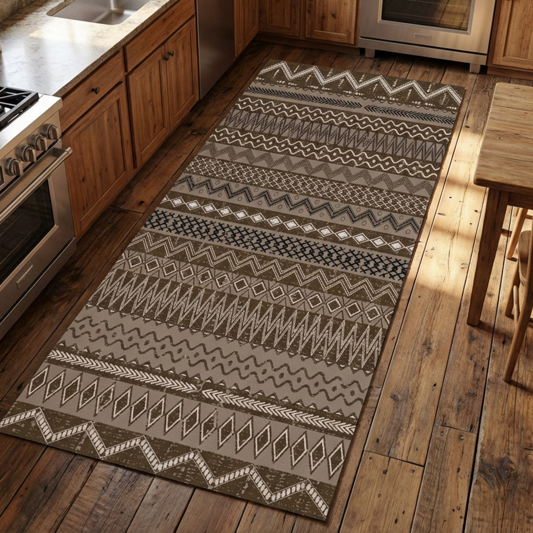 Muddy Carpet Nomad Washable Area Rugs for Living Room, Bedroom