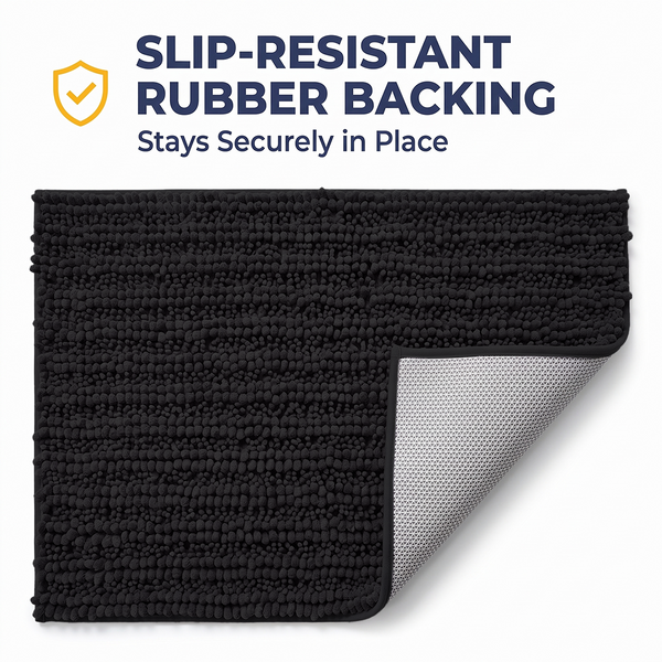 Muddy Mat® DuoMax Dog Door Mat for Muddy Paws – Dual-Texture Absorbent Mat Chenille Entryway Muddy Carpet®, Microfiber Quick Dry, Slip Resistant Machine Washable Indoor Mat