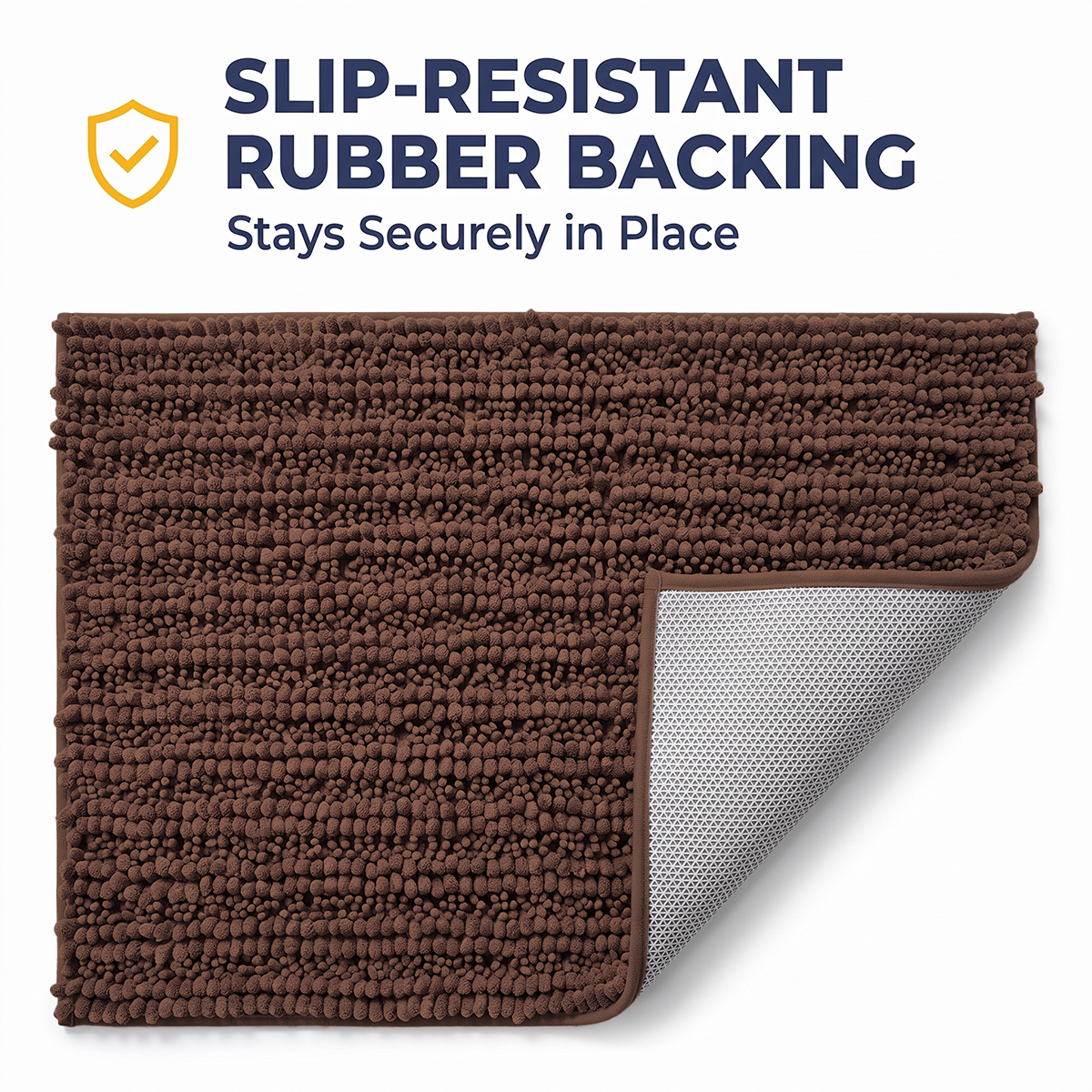 Muddy Mat® DuoMax Dog Door Mat for Muddy Paws – Dual-Texture Absorbent Mat Chenille Entryway Muddy Carpet®, Microfiber Quick Dry, Slip Resistant Machine Washable Indoor Mat
