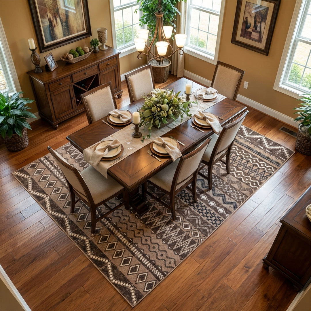 Muddy Rags Muddy Mat® Nomad Washable Area Rugs for Living Room, Bedroom & Dining