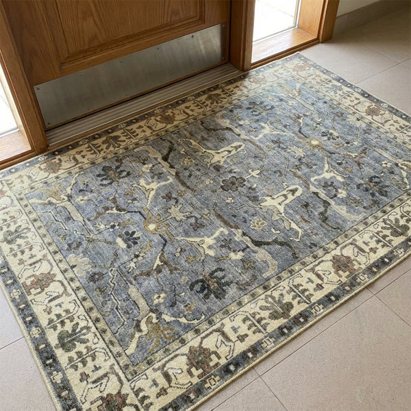Muddy Mat® Duskfall Washable Area Rugs for Living Room, Bedroom & Dining Room – Modern Soft Low Pile Non Slip Carpet – Pet Friendly Waterproof Foldable Rugs for Home