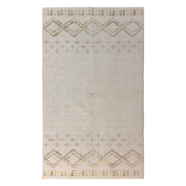 Muddy Mat® Tribal Washable Area Rugs for Living Room, Bedroom & Dining Room – Modern Soft Low Pile Non Slip Carpet – Pet Friendly Waterproof Foldable Rugs for Home