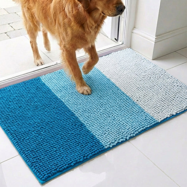 Muddy Mat® Vertical Loop Design Super Absorbent Chenille Dog Door Mat for Muddy Paws – Non-Slip, Machine Washable Indoor Entry Rug, Quick-Dry Pet Mat for Entryway
