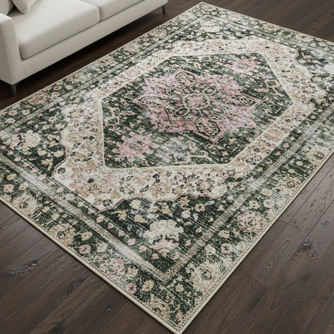 Muddy Mat® Eden Washable Area Rugs for Living Room, Bedroom & Dining R