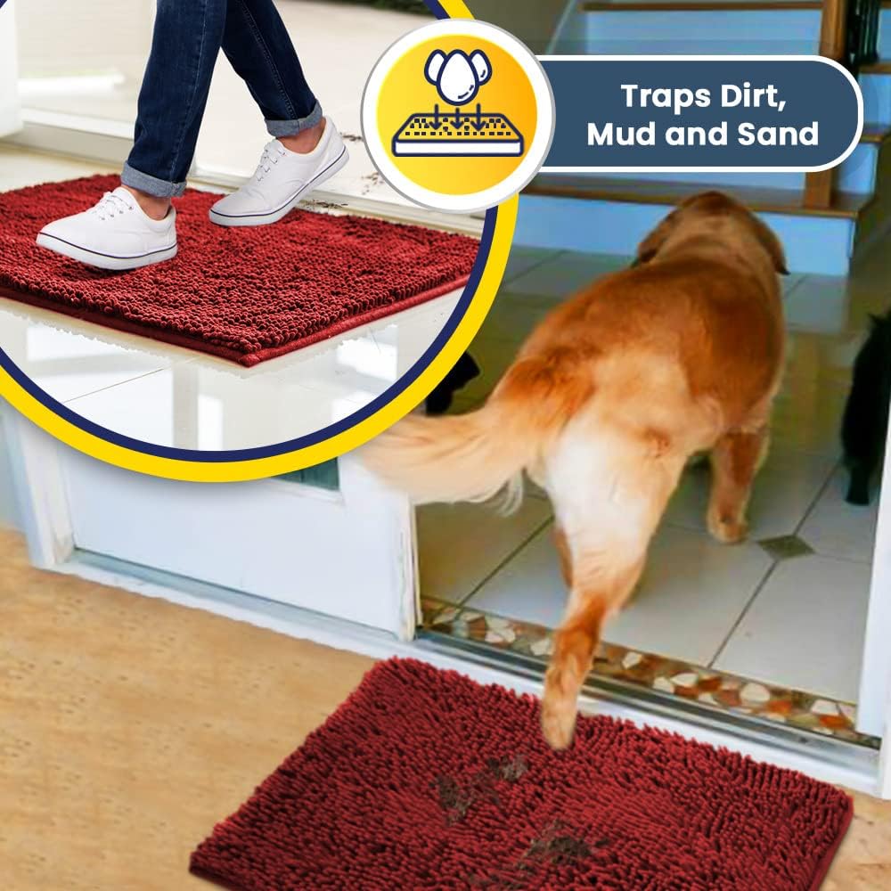 Muddy Mat® - Anti-Mud Dog Door Mat - Pack of 3