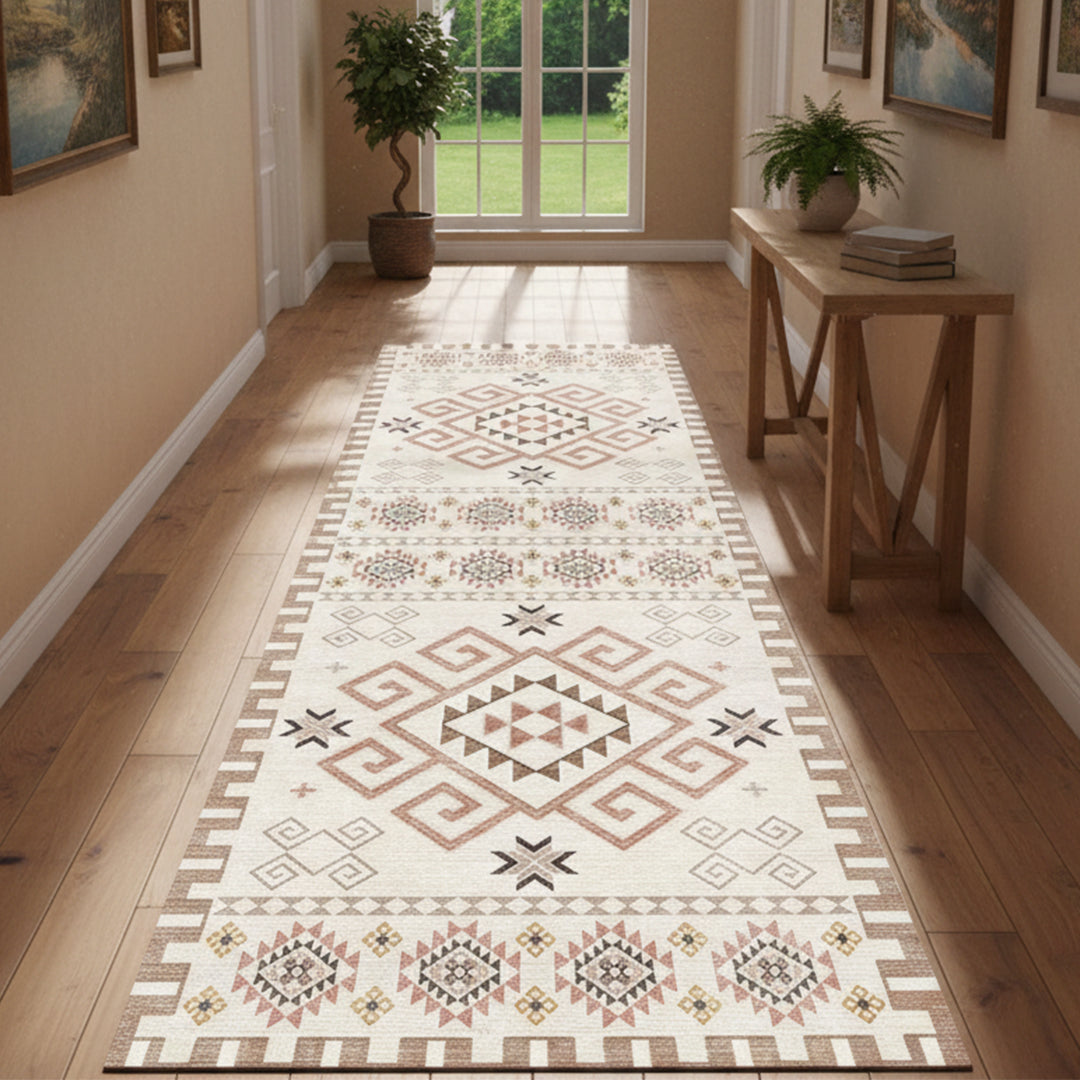 Muddy Mat® Sedona Washable Area Rugs for Living Room, Bedroom & Dining Room – Modern Soft Low Pile Non Slip Carpet – Pet Friendly Waterproof Foldable Rugs for Home