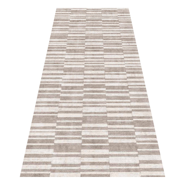 Muddy Mat® Brickline Washable Area Rugs for Living Room, Bedroom & Dining Room – Modern Soft Low Pile Non Slip Carpet – Pet Friendly Waterproof Foldable Rugs for Home