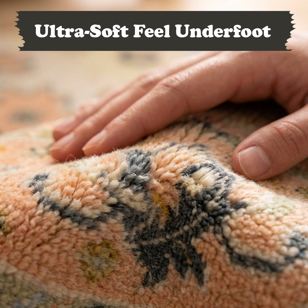 Muddy Rags Muddy Mat® Sorrento Washable Area Rugs for Living Room, Bedroom & Dini