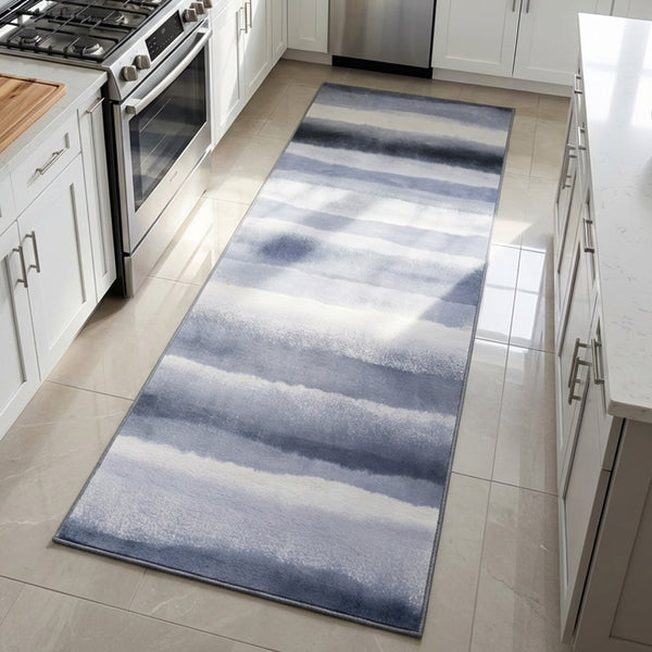 Muddy Mat® Mist Washable Area Rugs for Living Room, Bedroom & Dining Room – Modern Soft Low Pile Non Slip Carpet – Pet Friendly Waterproof Foldable Rugs for Home