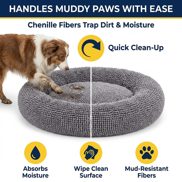 Muddy Mat® Cloud K-9 Bed – Donut Dog Bed