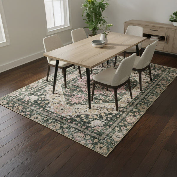 Muddy Mat® Eden Washable Area Rugs for Living Room, Bedroom & Dining Room – Modern Soft Low Pile Non Slip Carpet – Pet Friendly Waterproof Foldable Rugs for Home