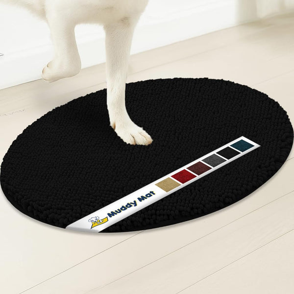 Muddy Mat® Super Absorbent Microfiber Dog Door Oval Mat