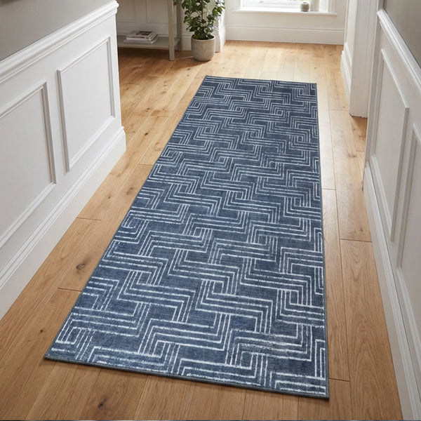 Muddy Mat® Cipher Washable Area Rugs for Living Room, Bedroom & Dining Room – Modern Soft Low Pile Non Slip Carpet – Pet Friendly Waterproof Foldable Rugs for Home