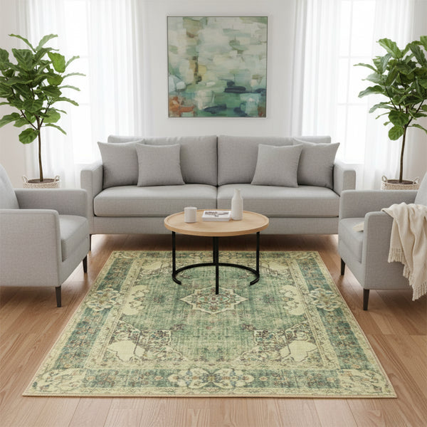 Muddy Mat® Majestic Washable Area Rugs for Living Room, Bedroom & Dining Room – Modern Soft Low Pile Non Slip Carpet – Pet Friendly Waterproof Foldable Rugs for Home