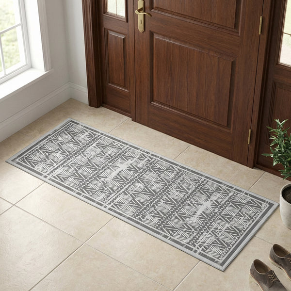 Muddy Mat® Zenith Washable Area Rugs for Living Room, Bedroom & Dining Room – Modern Soft Low Pile Non Slip Carpet – Pet Friendly Waterproof Foldable Rugs for Home