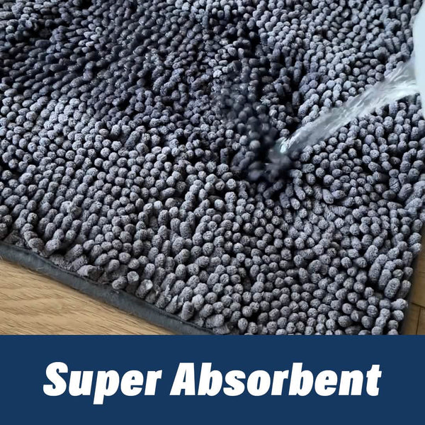 Muddy Mat® Bathroom Rugs set, Bath Mats (20”x30”) with U Shaped Toilet Mat (20”x20”)