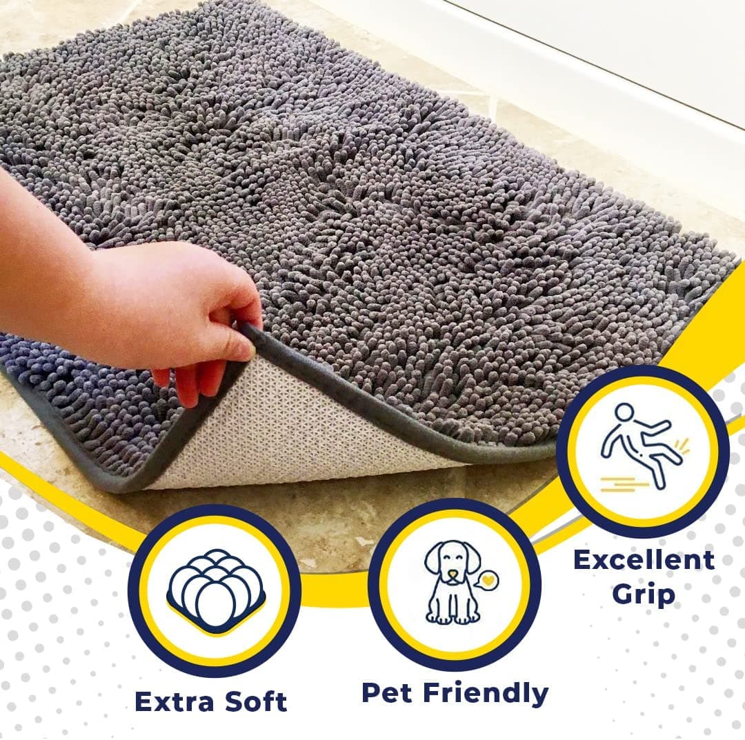 Muddy Mat® - Anti-Mud Dog Door Mat - Light Purple
