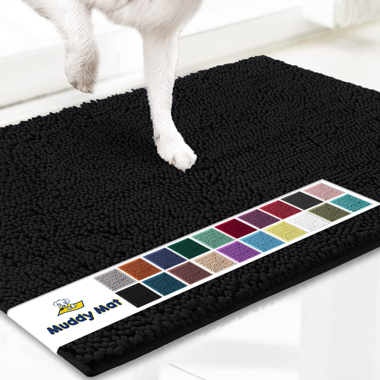 Muddy Mat® - Anti-Mud Dog Door Mat - Black