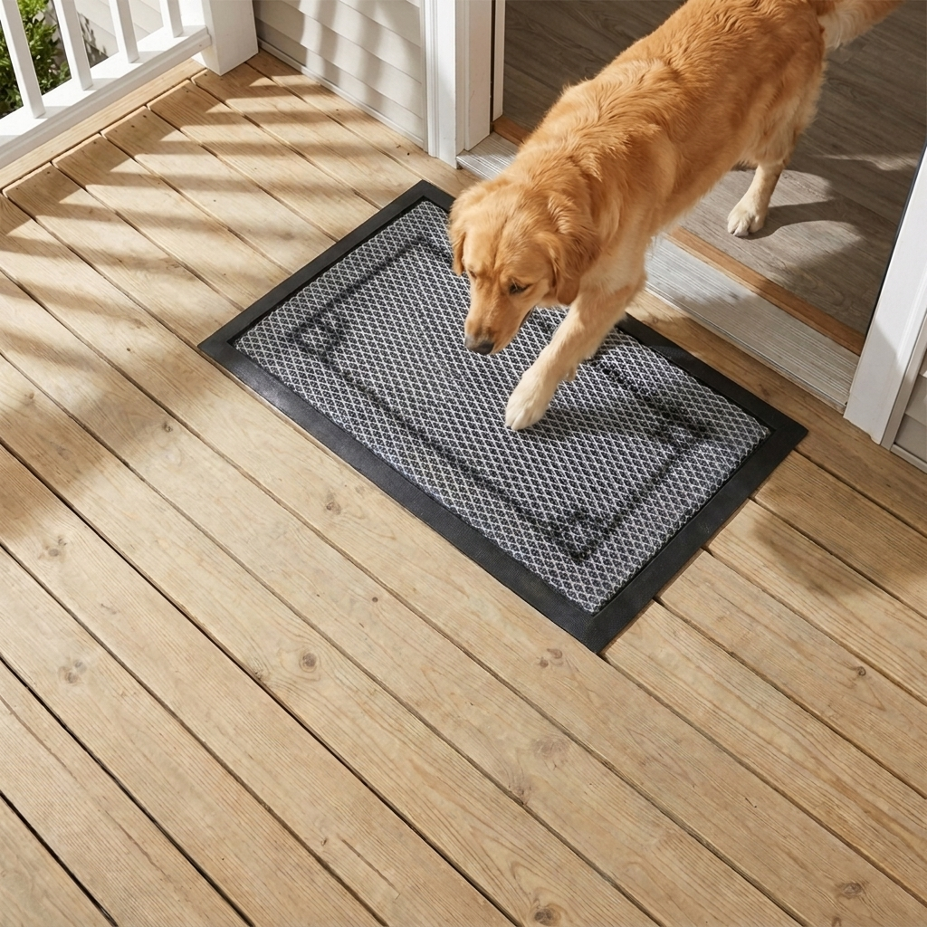 Muddy Mat® Printed Meshy Mat – The Best Dog Outdoor Mat for Muddy Paws