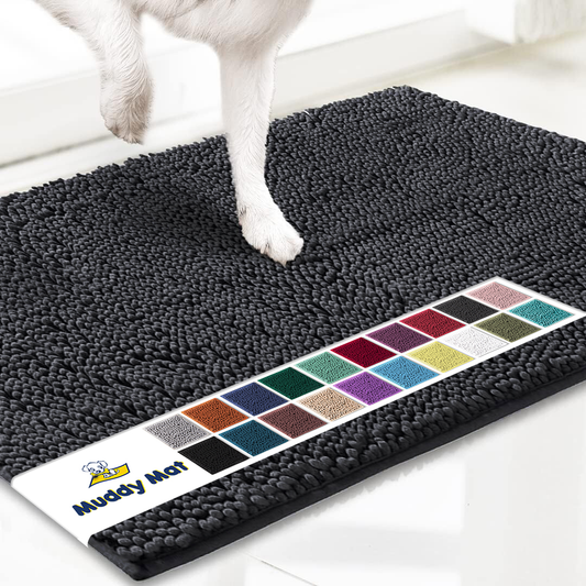 Muddy Mat® - Anti-Mud Dog Door Mat - Charcoal