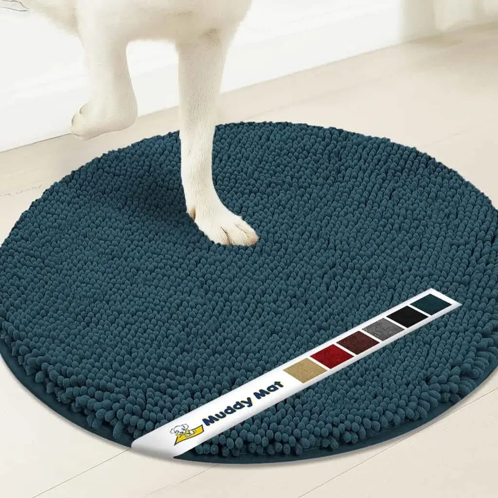 Muddy Mat® Super Absorbent Microfiber Dog Door Round Mat