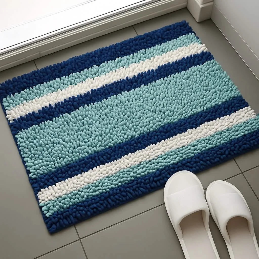 Muddy Mat® Horizontal Loop Design Super Absorbent Chenille Dog Door Mat for Muddy Paws – Non-Slip, Machine Washable Indoor Entry Rug, Quick-Dry Pet Mat for Entryway